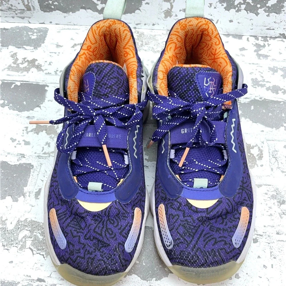 Adidas D.O.N Issue #3 Jazz Purple Yellow Donovan Mitchell‎ DON Sneaker Size 5.5